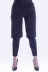 Pantalon jerse negru cu manseta Liza Panait Liza Panait Online Boutique