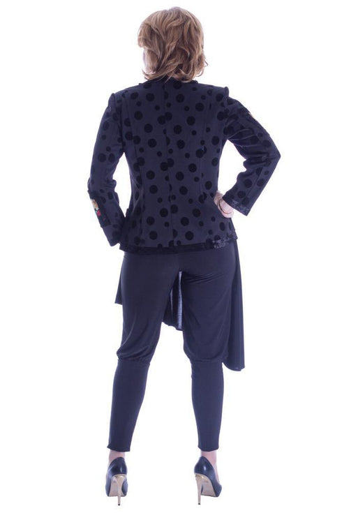 Pantaloni jerse cu fusta suprapusa Liza Panait Liza Panait Online Boutique