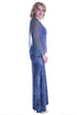 Bluza tul pictat cu broderie Liza Panait Liza Panait Online Boutique