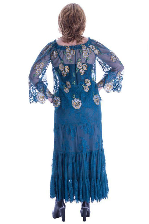 Fusta dantela albastra Liza Panait Liza Panait Online Boutique