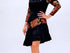 Rochie catifea pictata MT-54