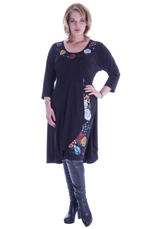 Rochie jerse pictata manual Liza Panait Liza Panait Online Boutique