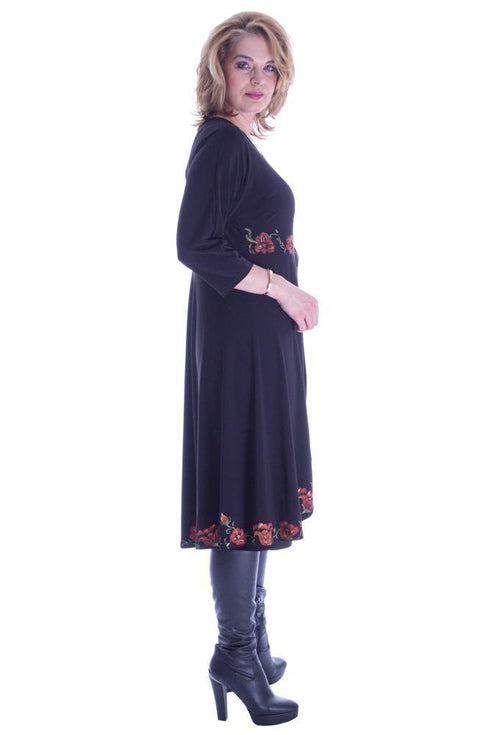 Rochie jerse pictata manual Liza Panait Liza Panait Online Boutique