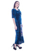 Rochie catifea cu broderie Liza Panait Liza Panait Online Boutique