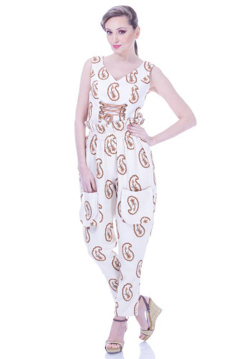 Bluza bumbac bej brodat Liza Panait Liza Panait Online Boutique