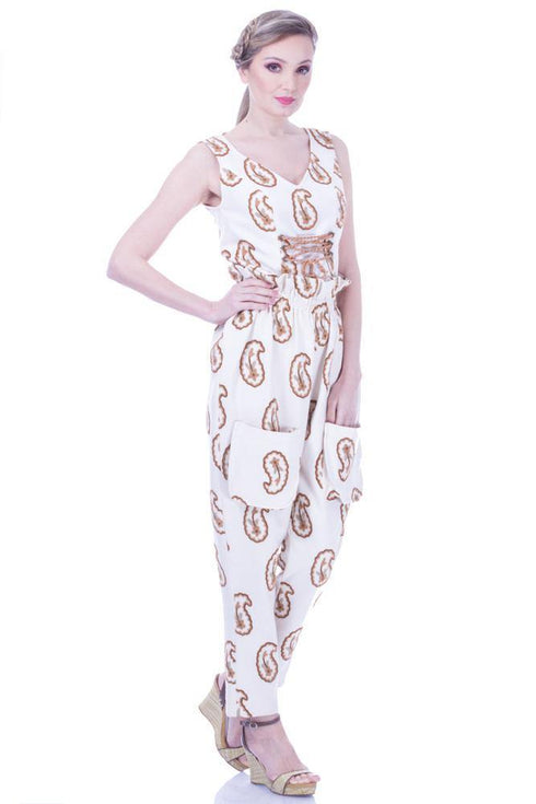 Bluza bumbac bej brodat Liza Panait Liza Panait Online Boutique