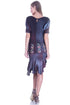 Rochie tricot pictata manual Liza Panait Liza Panait Online Boutique