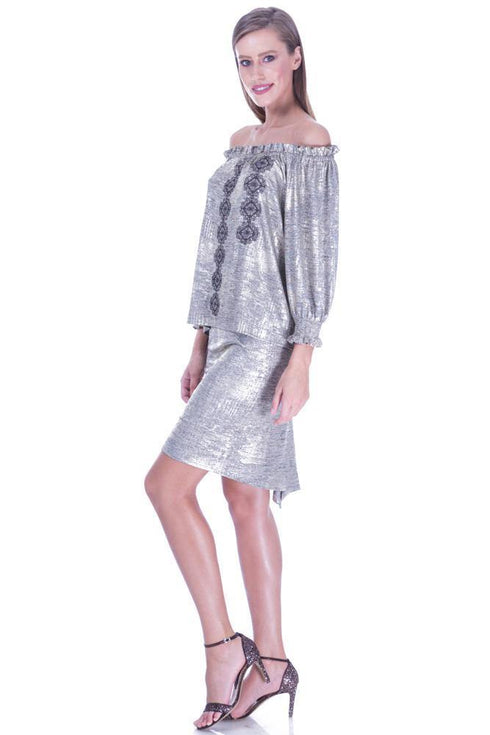 Bluza tricot cu broderie Liza Panait Liza Panait Online Boutique