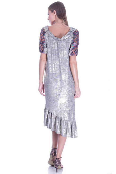 Rochie tricot auriu Liza Panait Liza Panait Online Boutique