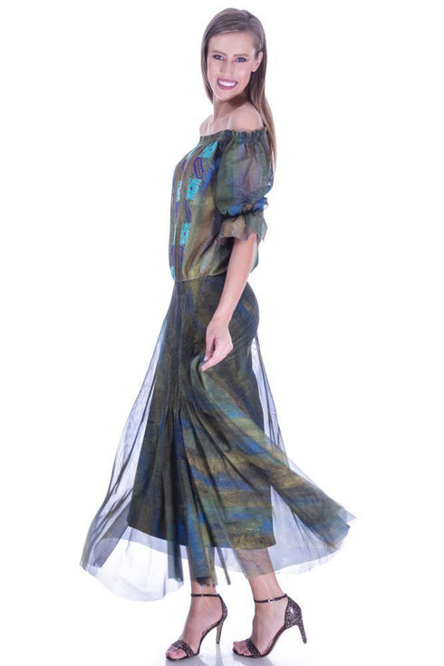 Rochie tul pictata Liza Panait Liza Panait Online Boutique