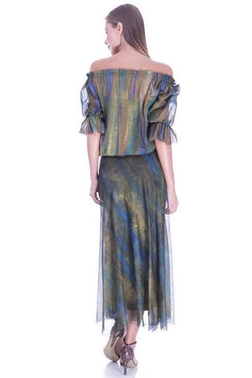Rochie tul pictata Liza Panait Liza Panait Online Boutique