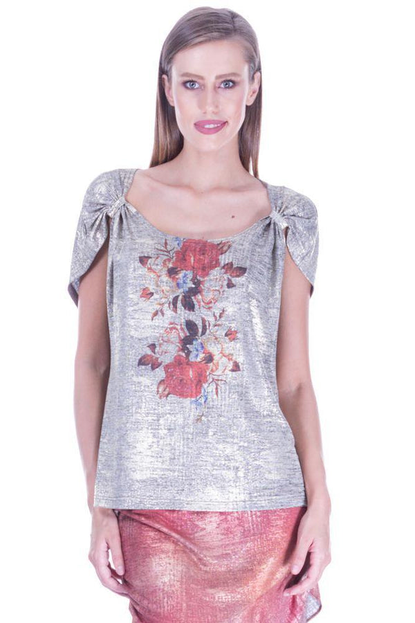 Bluza tricot auriu Liza Panait Liza Panait Online Boutique