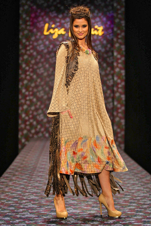 Rochie piele intoarsa 2100