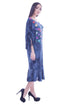 Rochie jerse, pictata manual Liza Panait Liza Panait Online Boutique
