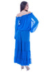 Rochie tul albastru cu broderie Liza Panait Liza Panait Online Boutique