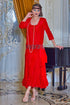 Rochie catifea cu broderie Liza Panait Liza Panait Online Boutique
