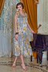 Rochie voal alb cu imprimeu Liza Panait Liza Panait Online Boutique