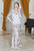 Rochie tull bej cu paiete Liza Panait Liza Panait Online Boutique