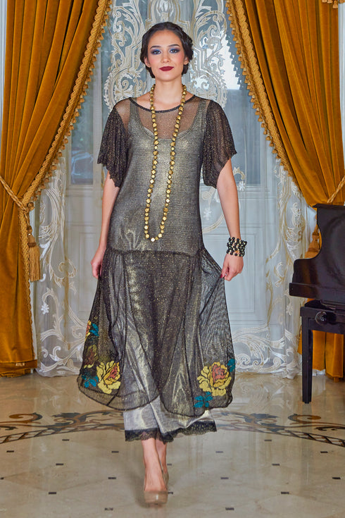 Rochie plasa cu broderie Liza Panait Liza Panait Online Boutique