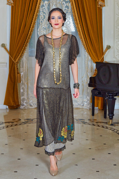 Rochie plasa cu broderie Liza Panait Liza Panait Online Boutique