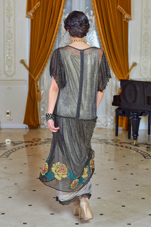 Rochie plasa cu broderie Liza Panait Liza Panait Online Boutique
