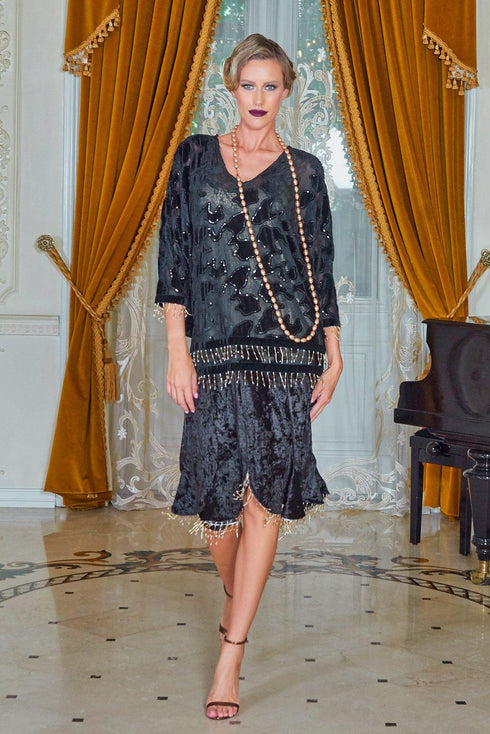 Rochie voal cu aplicatii Liza Panait Liza Panait Online Boutique