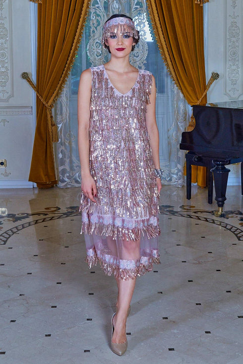 Rochie ocazie din tull roz-lila Liza Panait Liza Panait Online Boutique