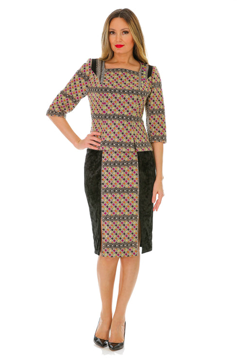 Bluza voal brodat M-53