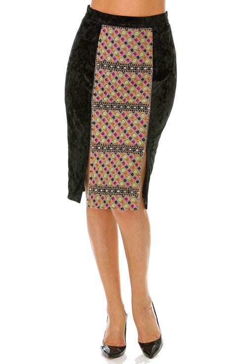 Fusta catifea neagra M-54