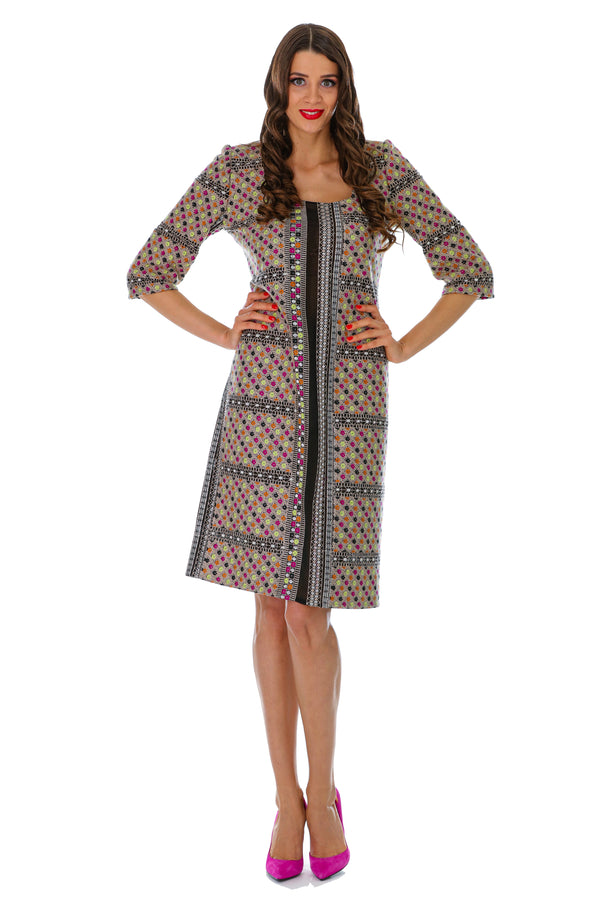 Rochie voal brodat M-52