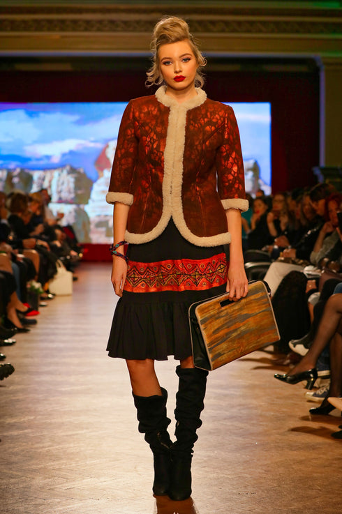 Fusta jerse neagra M-12