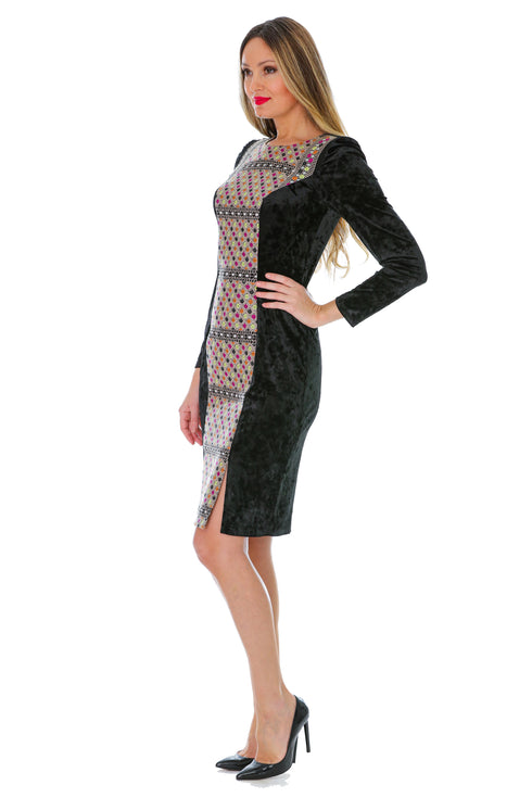 Rochie de catifea M-55