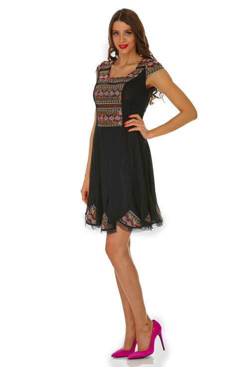 Rochie tul cu dantela M-19