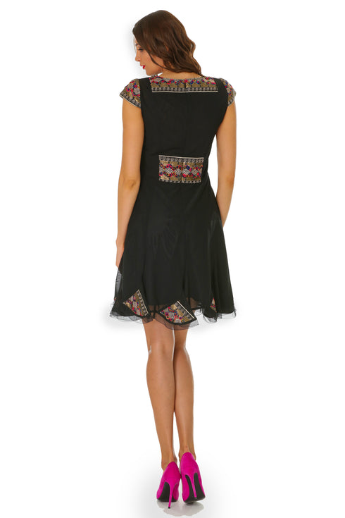 Rochie tul cu dantela M-19