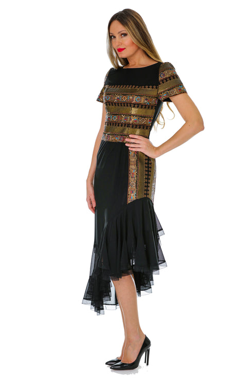 Rochie tul negru M-61