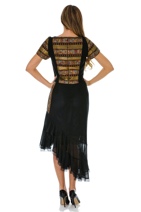 Rochie tul negru M-61