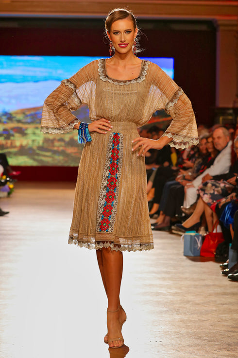 Rochie dantela cu broderie freeshipping - Liza Panait Online Boutique