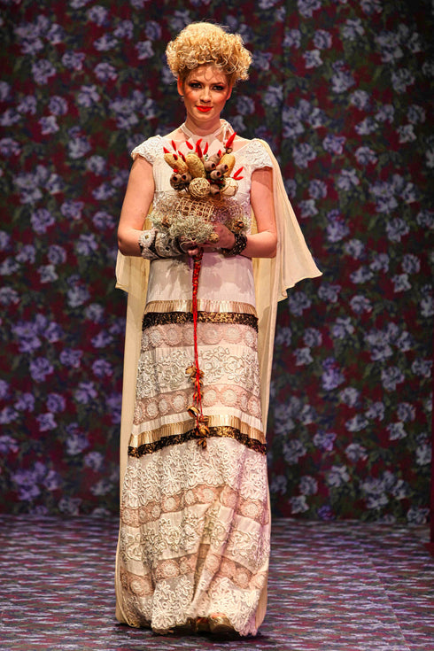 Rochie panza topita si dantela G2995