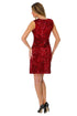 Rochie din catifea paietata M-68