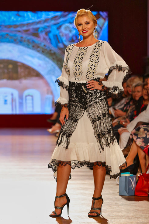 Rochie vascoza cu fota freeshipping - Liza Panait Online Boutique