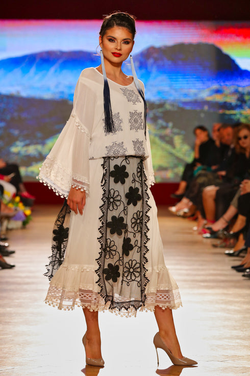 Rochie vascoza cu broderie freeshipping - Liza Panait Online Boutique