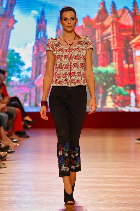 Bluza bumbac bej I-78