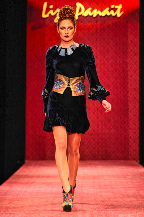 Rochie catifea G3723