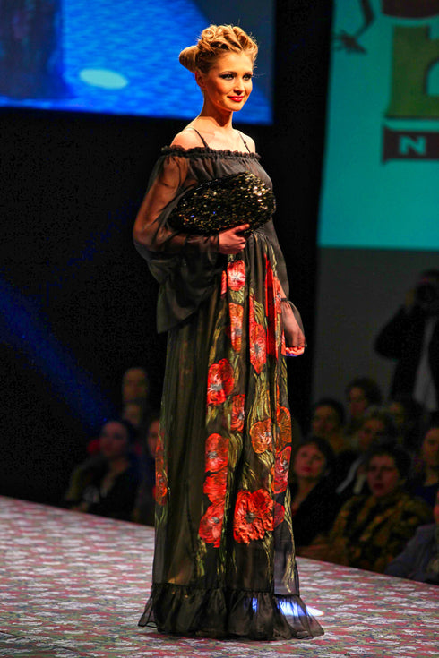 Rochie matase pictata manual TN-94