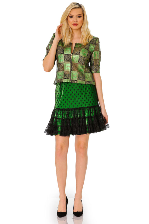 Fusta catifea cu tull T-34