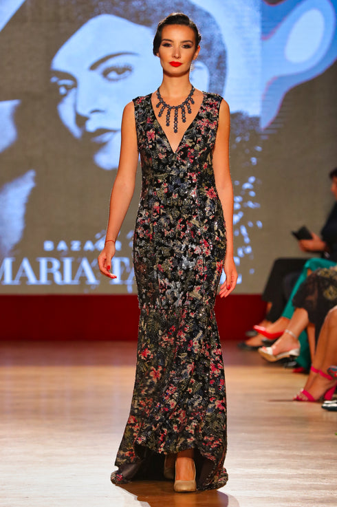 Rochie catifea cu paiete ID-1