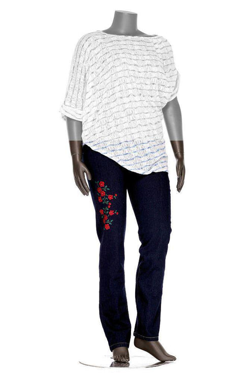 Pantalon denim  Liza Panait Liza Panait Online Boutique