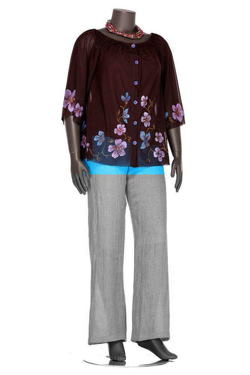 Bluza tull pictata Liza Panait Liza Panait Online Boutique