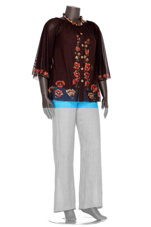Bluza tull pictata Liza Panait Liza Panait Online Boutique