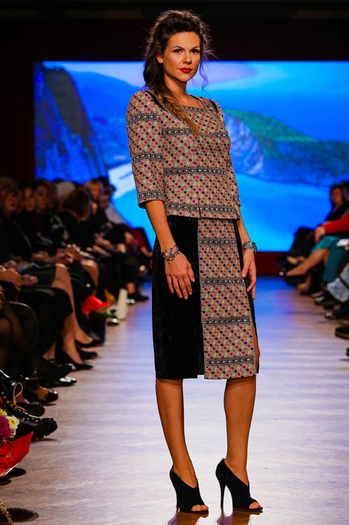 Fusta catifea neagra M-54